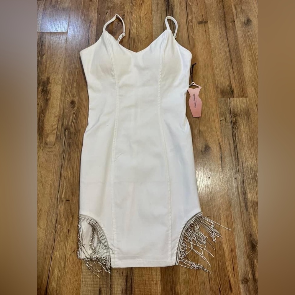 Rhinestone Fringe Dress